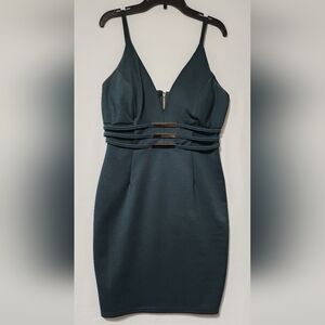 Papaya  Dark Teal Dress